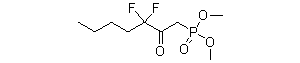 Dimethyl (2-oxo-3,3-difluoroheptyl)phosphonate